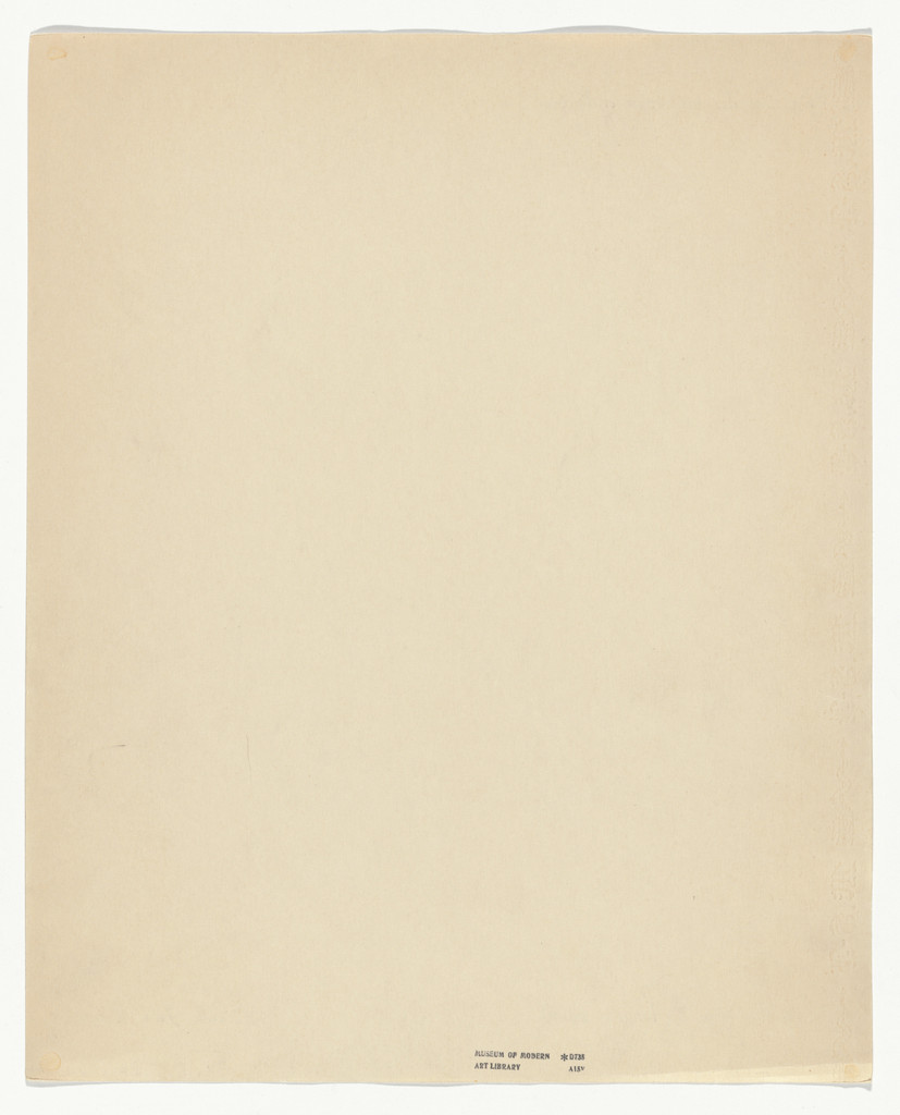 Untitled from The Bride Stripped Bare by Her Bachelors, Even (The Green Box) (La mariée mise à nu par ses célibataires, même [Boîte verte])