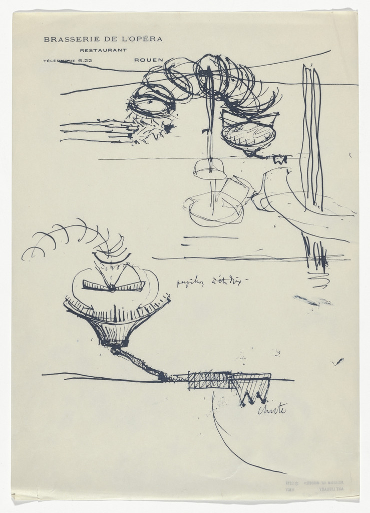 Untitled from The Bride Stripped Bare by Her Bachelors, Even (The Green Box) (La mariée mise à nu par ses célibataires, même [Boîte verte]) by Marcel Duchamp