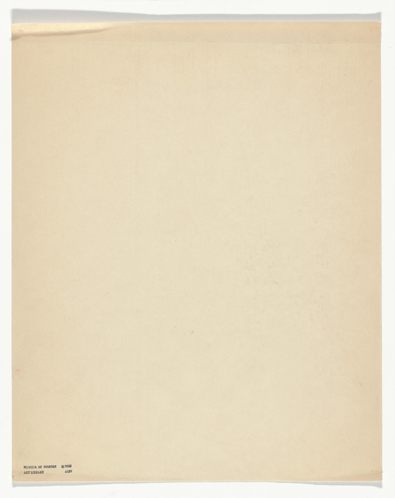 Untitled from The Bride Stripped Bare by Her Bachelors, Even (The Green Box) (La mariée mise à nu par ses célibataires, même [Boîte verte]) by Marcel Duchamp