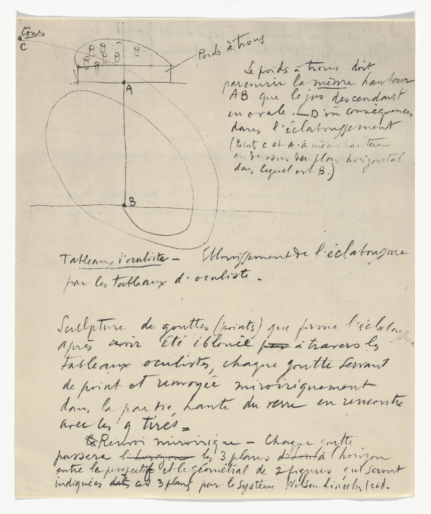 Untitled from The Bride Stripped Bare by Her Bachelors, Even (The Green Box) (La mariée mise à nu par ses célibataires, même [Boîte verte])
