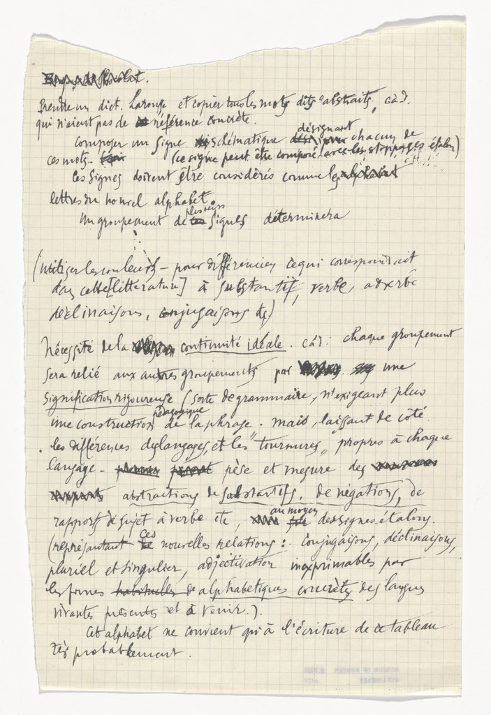 Untitled from The Bride Stripped Bare by Her Bachelors, Even (The Green Box) (La mariée mise à nu par ses célibataires, même [Boîte verte])