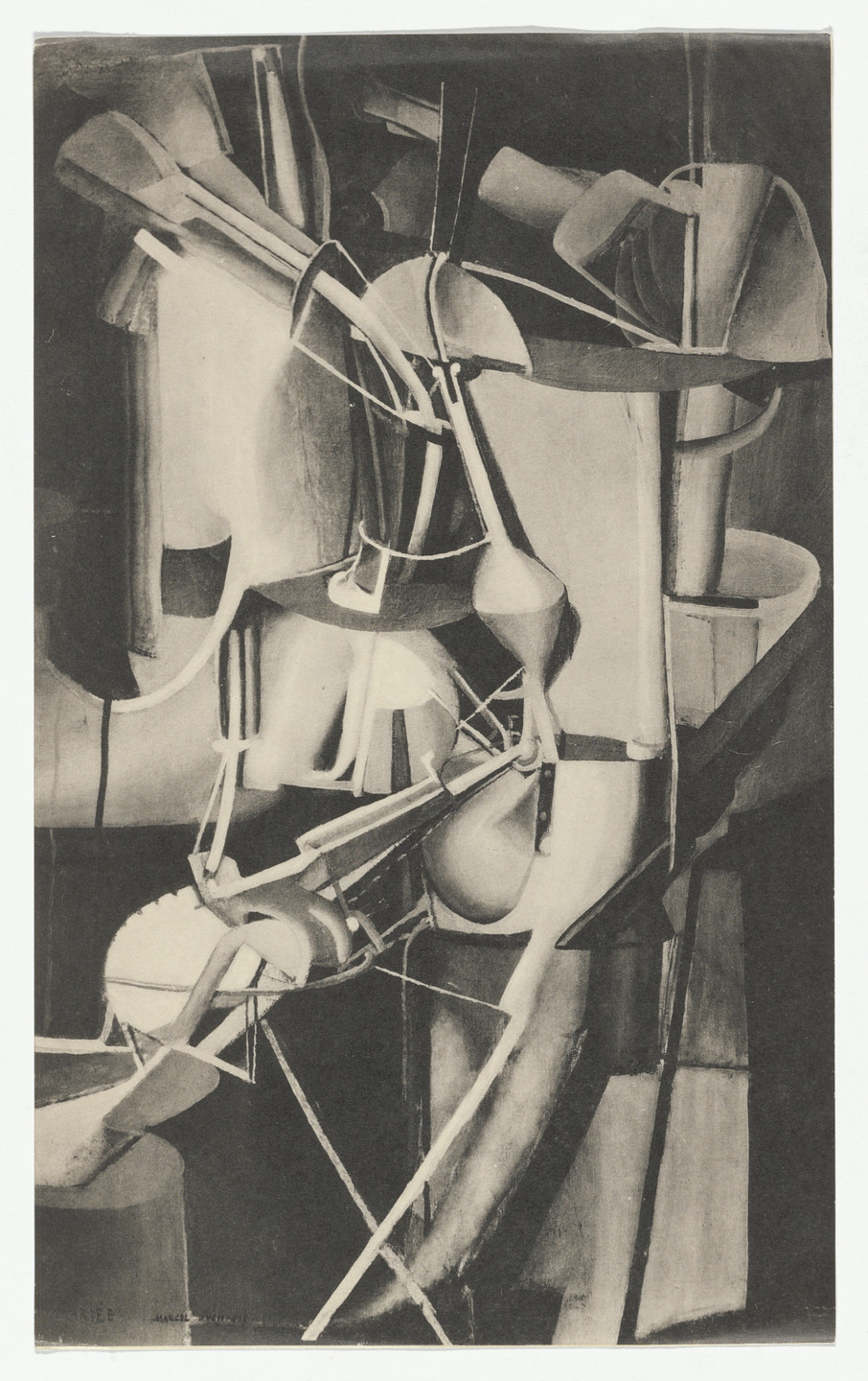Marcel Duchamp. Untitled from The Bride Stripped Bare by Her Bachelors, Even (The Green Box) (La mariée mise à nu par ses célibataires, même [Boîte verte]). 1934
