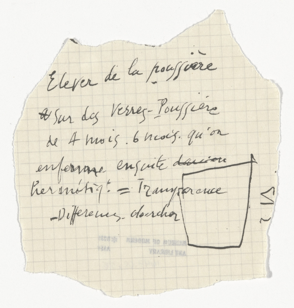 Untitled from The Bride Stripped Bare by Her Bachelors, Even (The Green Box) (La mariée mise à nu par ses célibataires, même [Boîte verte])