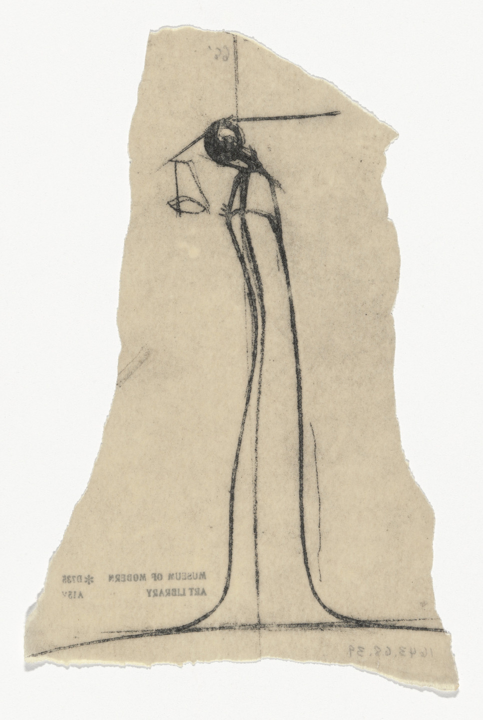 Marcel Duchamp. Untitled from The Bride Stripped Bare by Her Bachelors, Even (The Green Box) (La mariée mise à nu par ses célibataires, même [Boîte verte]). 1934