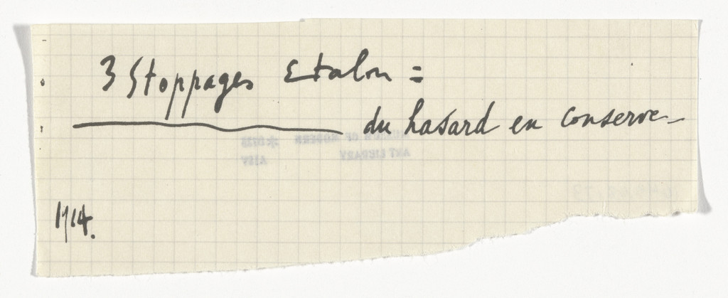 Untitled from The Bride Stripped Bare by Her Bachelors, Even (The Green Box) (La mariée mise à nu par ses célibataires, même [Boîte verte]) by Marcel Duchamp