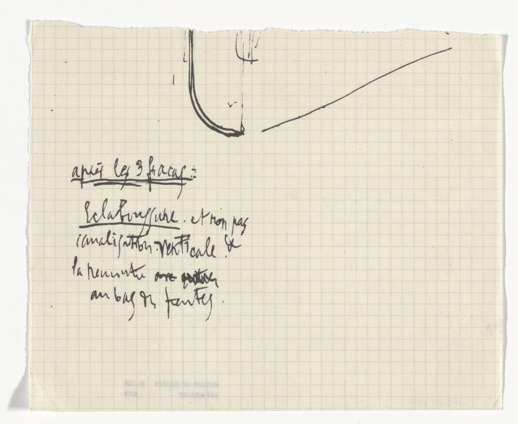 Untitled from The Bride Stripped Bare by Her Bachelors, Even (The Green Box) (La mariée mise à nu par ses célibataires, même [Boîte verte]) by Marcel Duchamp