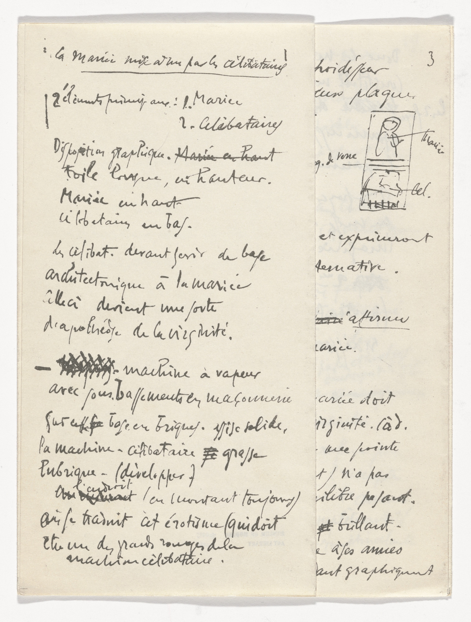 Marcel Duchamp. Untitled from The Bride Stripped Bare by Her Bachelors, Even (The Green Box) (La mariée mise à nu par ses célibataires, même [Boîte verte])