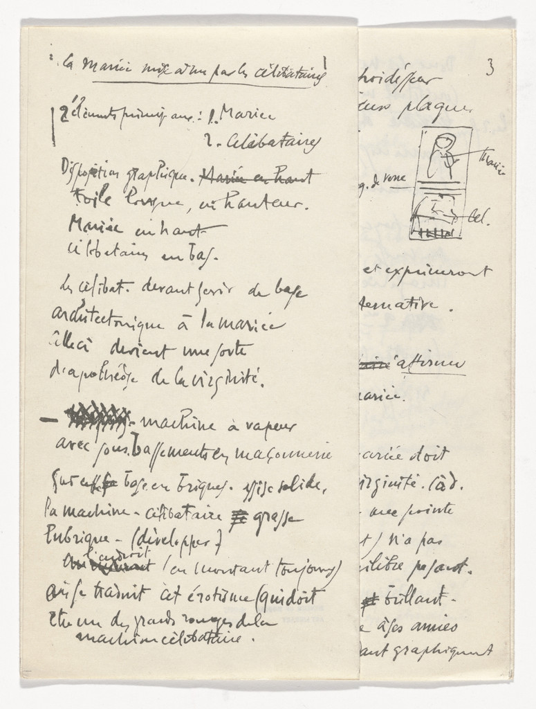 Untitled from The Bride Stripped Bare by Her Bachelors, Even (The Green Box) (La mariée mise à nu par ses célibataires, même [Boîte verte])