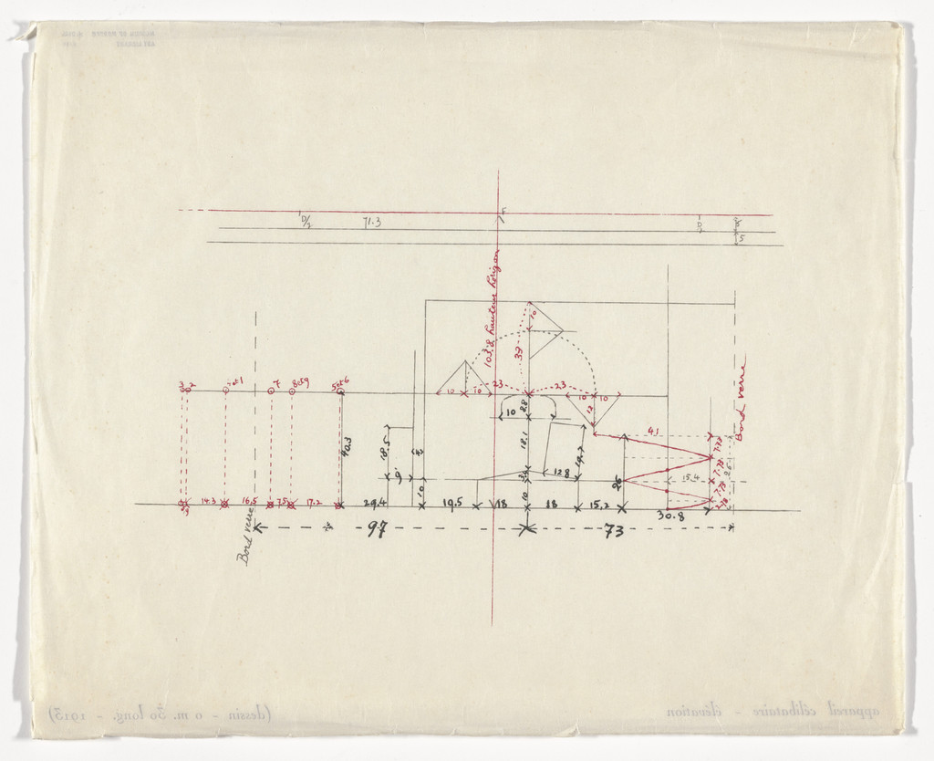 Untitled from The Bride Stripped Bare by Her Bachelors, Even (The Green Box) (La mariée mise à nu par ses célibataires, même [Boîte verte]) by Marcel Duchamp