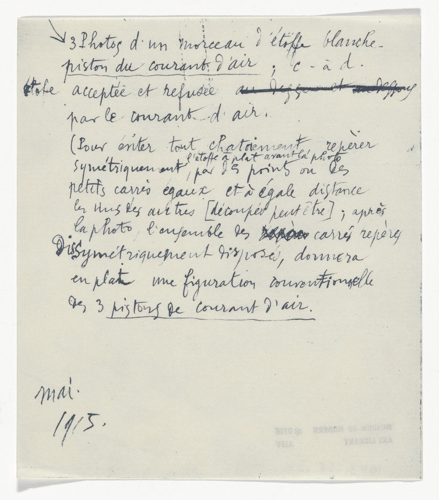 Untitled from The Bride Stripped Bare by Her Bachelors, Even (The Green Box) (La mariée mise à nu par ses célibataires, même [Boîte verte])