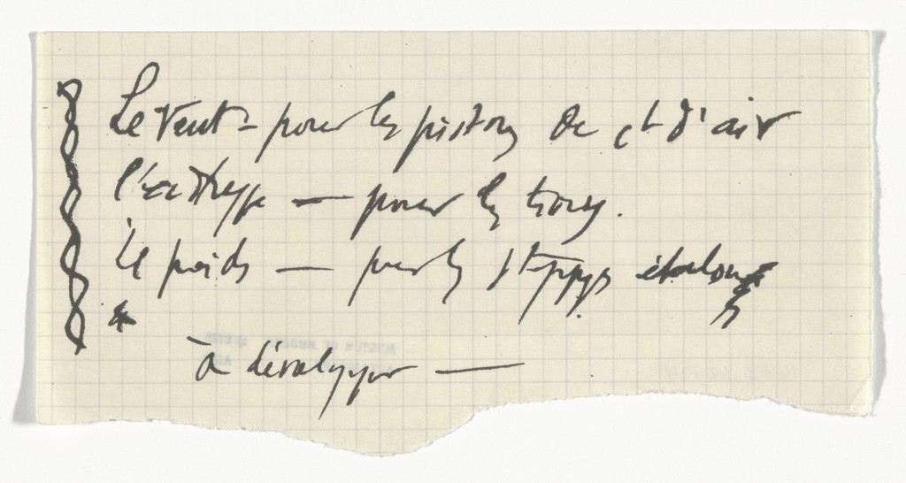 Untitled from The Bride Stripped Bare by Her Bachelors, Even (The Green Box) (La mariée mise à nu par ses célibataires, même [Boîte verte])