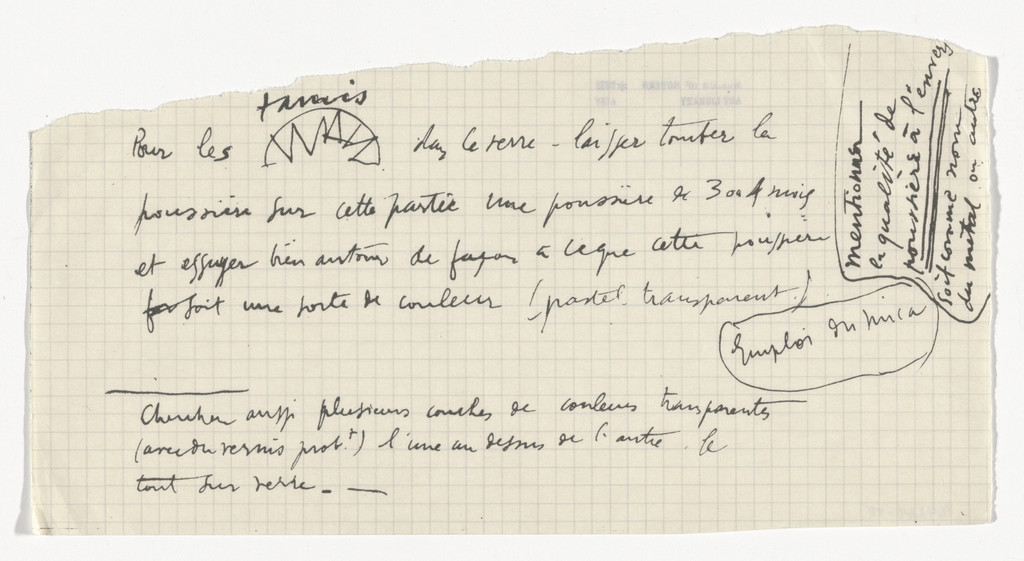 Untitled from The Bride Stripped Bare by Her Bachelors, Even (The Green Box) (La mariée mise à nu par ses célibataires, même [Boîte verte]) by Marcel Duchamp