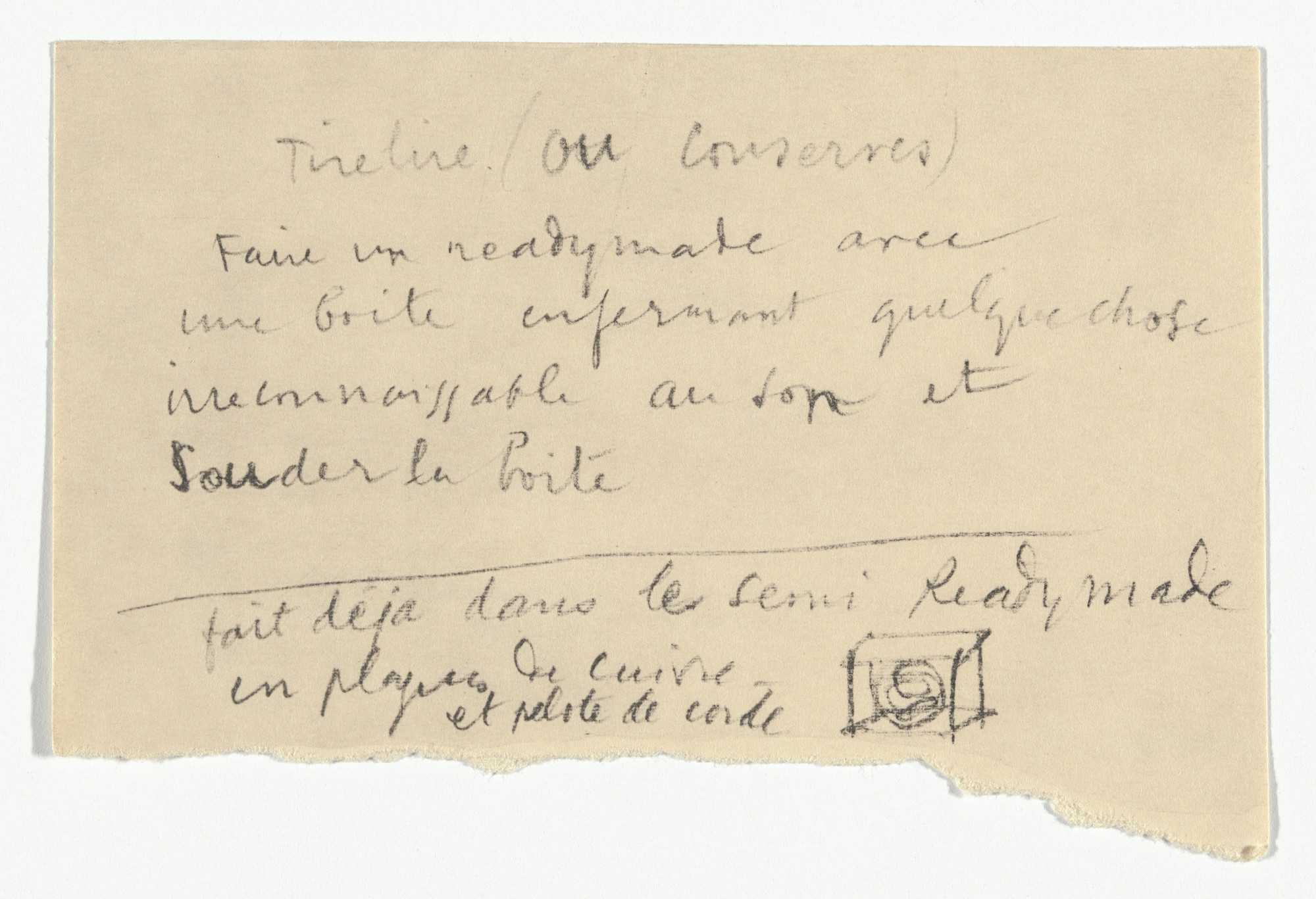 Marcel Duchamp. Untitled from The Bride Stripped Bare by Her Bachelors, Even (The Green Box) (La mariée mise à nu par ses célibataires, même [Boîte verte]). 1934