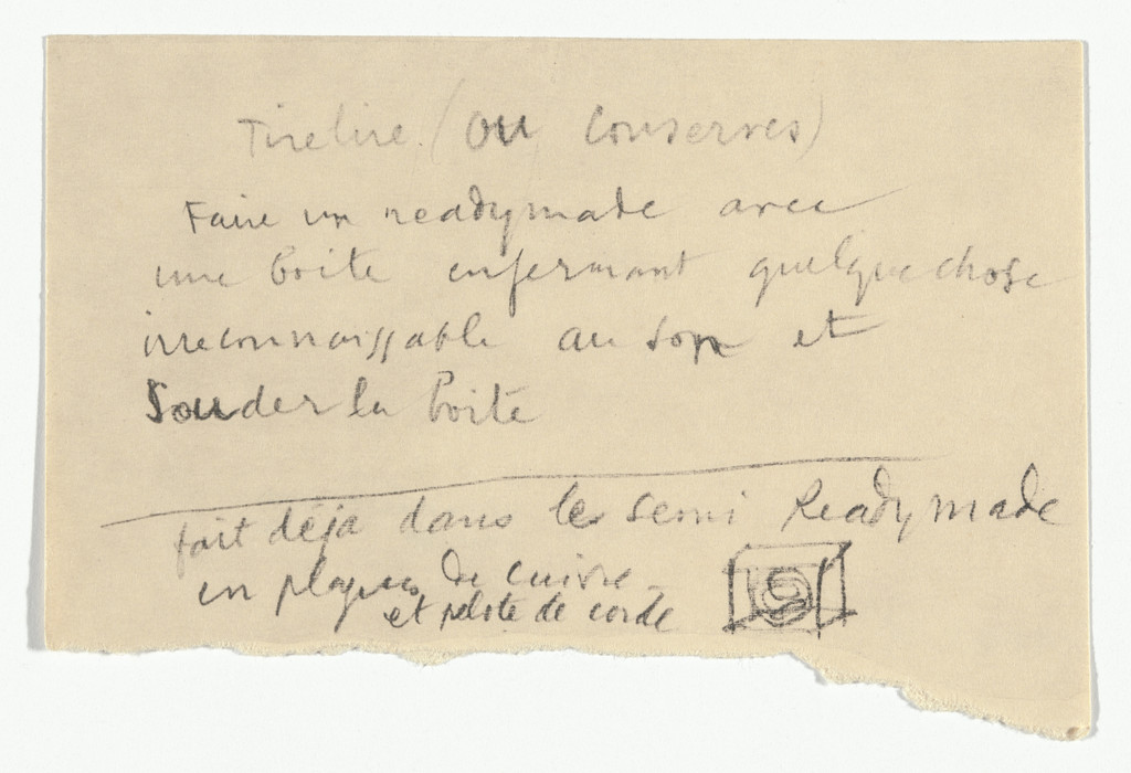 Untitled from The Bride Stripped Bare by Her Bachelors, Even (The Green Box) (La mariée mise à nu par ses célibataires, même [Boîte verte]) by Marcel Duchamp