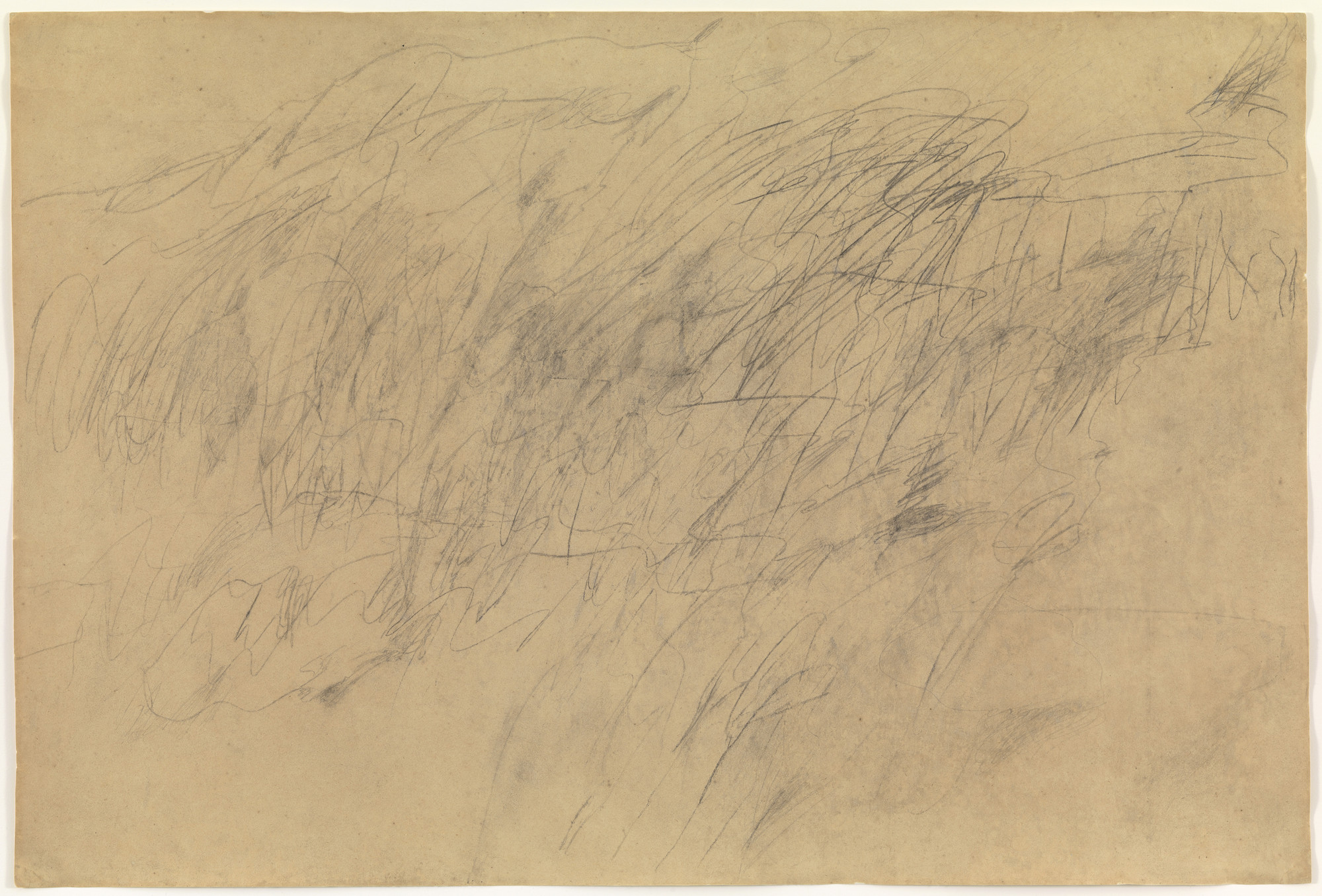 Cy Twombly. Untitled. (1955)