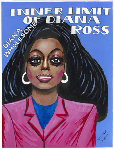 William Scott. Untitled (Diana Ross). (2012)