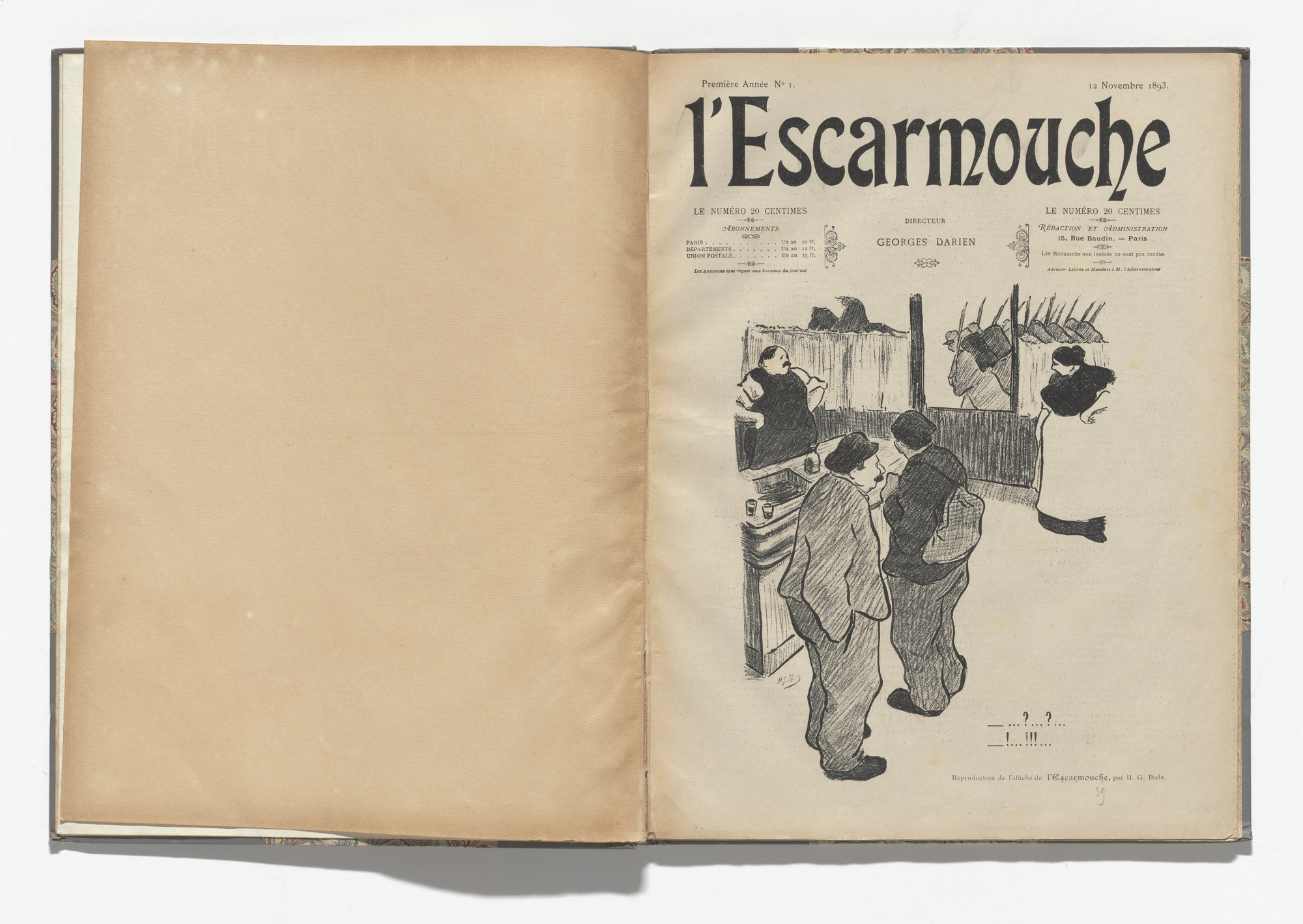 Various Artists. L&#39;Escarmouche, no. 1. November 12, 1893