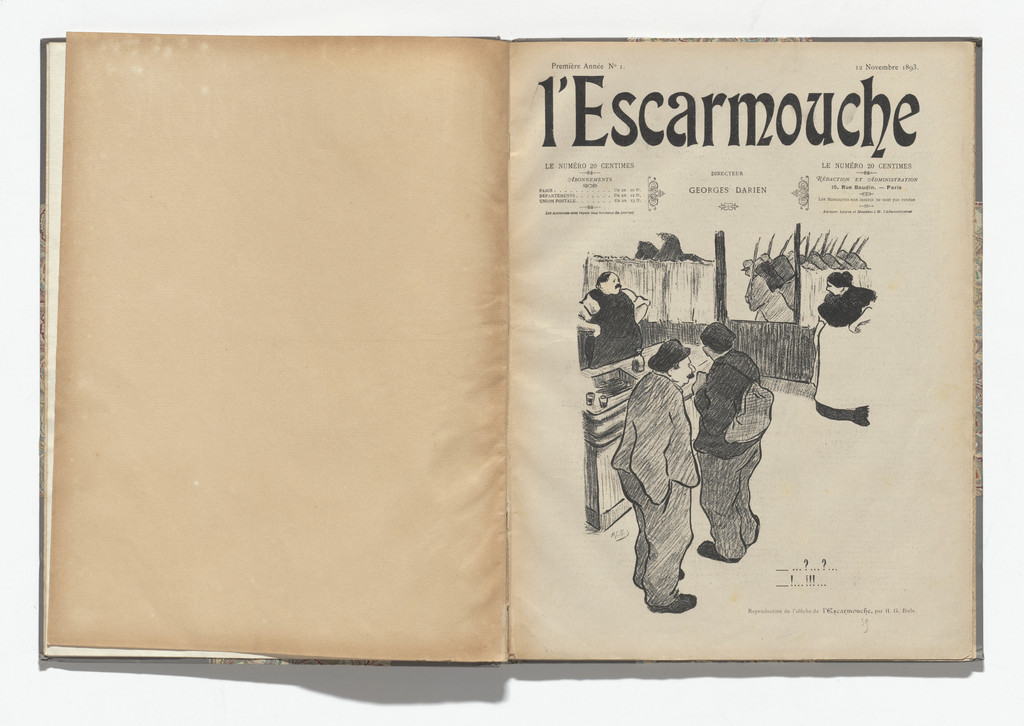 L'Escarmouche, no. 1
