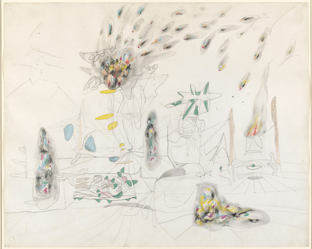 Fiery Landscape (Paysage Flammifére)