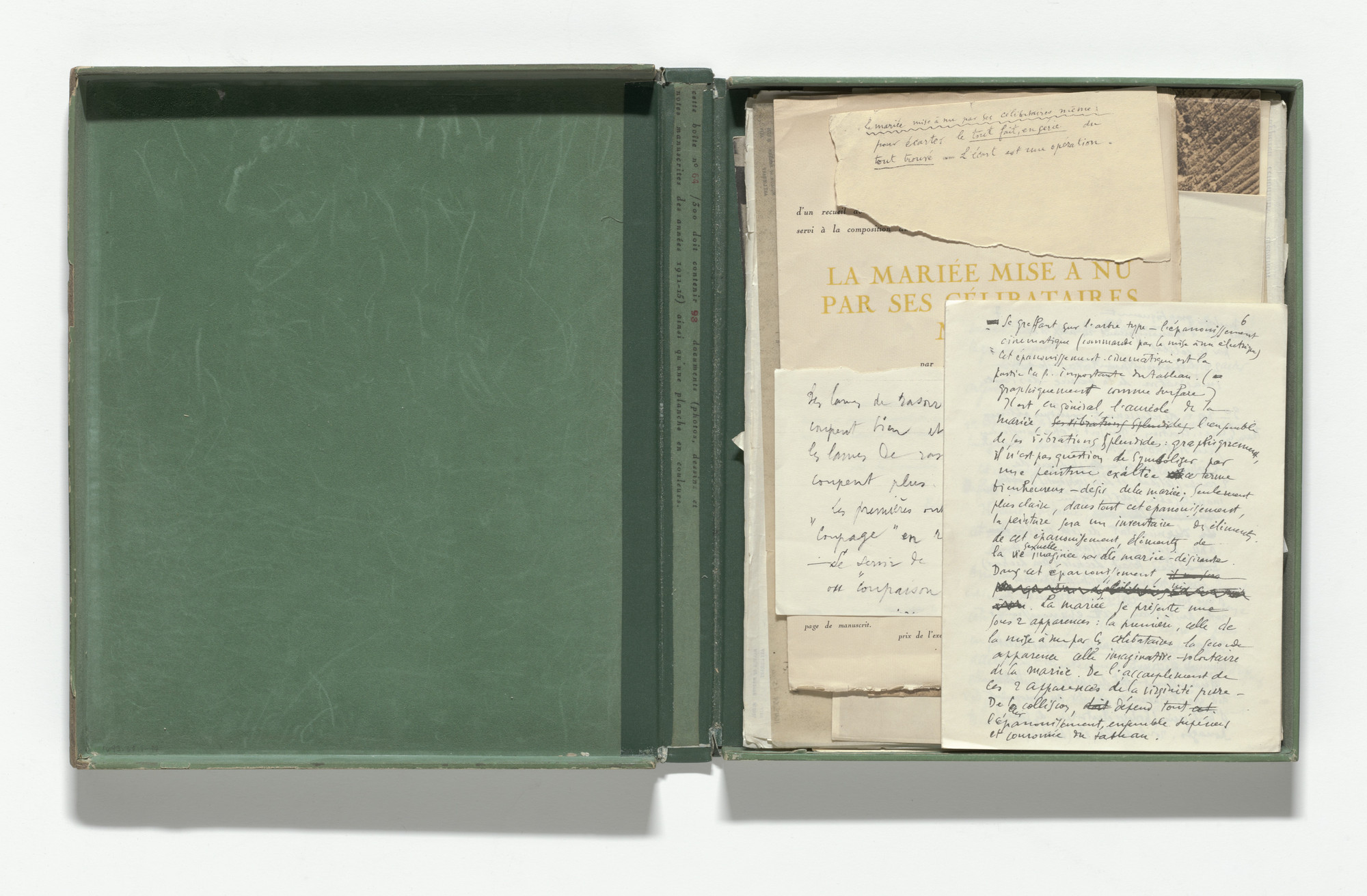 Marcel Duchamp. The Bride Stripped Bare by Her Bachelors, Even (The Green Box) (La Mariée mise à nu par ses célibataires, même [Boîte verte]). 1934