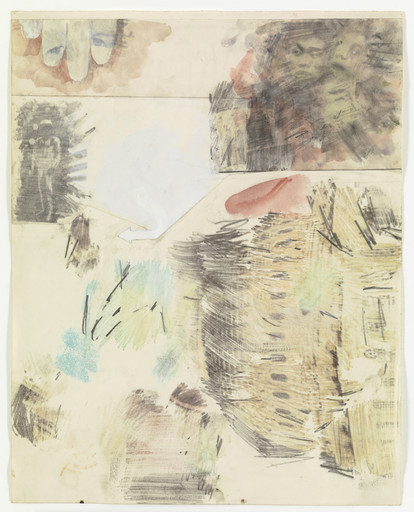 Robert Rauschenberg. Canto IX: Circle Six, The Heretics from the series Thirty-Four Illustrations for Dante's Inferno. 1959-60