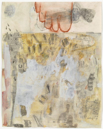 Robert Rauschenberg. Canto XIV: Circle Seven, Round 3, The Violent Against God, Nature, and Art, from the series Thirty-Four Illustrations for Dante's Inferno. 1959-60