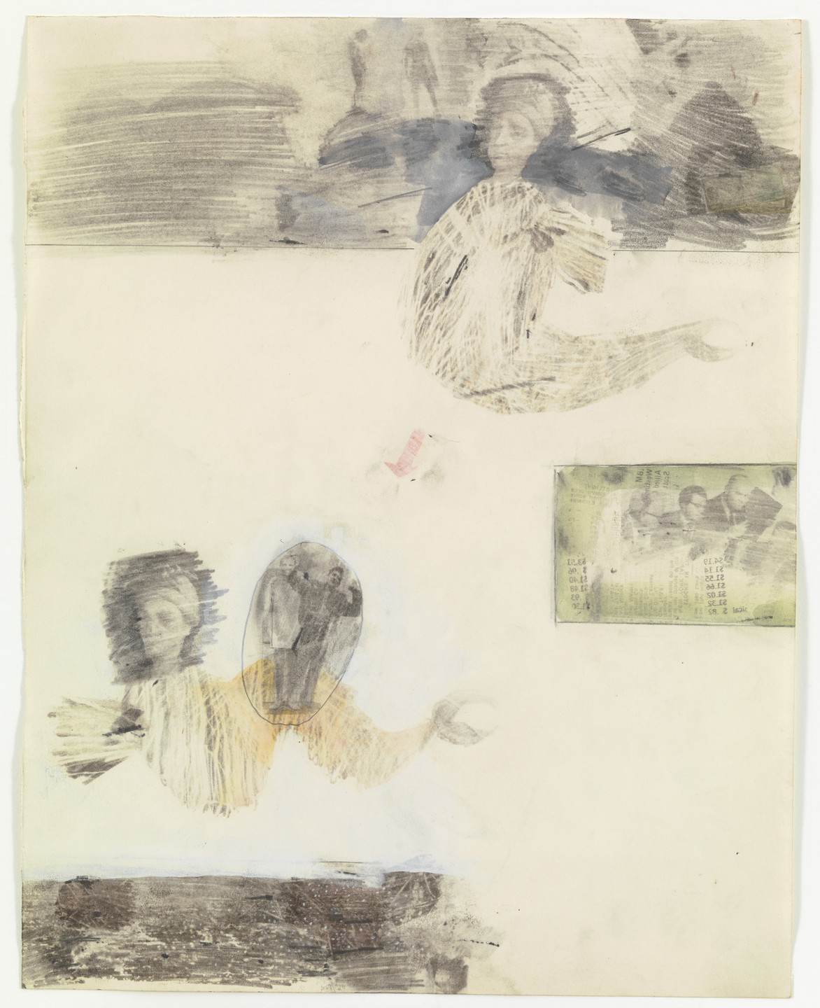 Robert Rauschenberg. Canto XVII: Circle Seven, Round 3, The Violent Against Art, The Usurers, Geryon from the series Thirty-Four Illustrations from Dante's Inferno. 1959-60