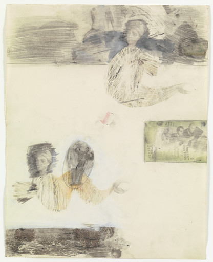 Robert Rauschenberg. Canto XVII: Circle Seven, Round 3, The Violent Against Art, The Usurers, Geryon from the series Thirty-Four Illustrations from Dante's Inferno. 1959-60