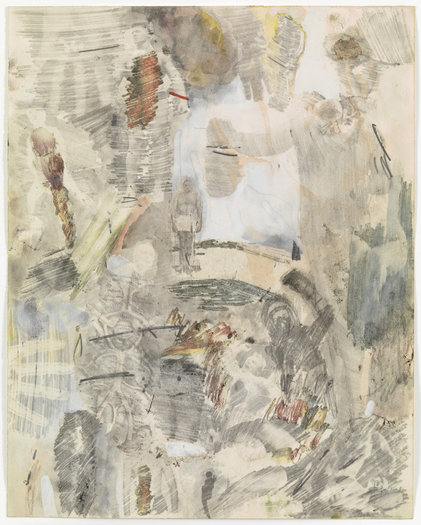 Canto XXVIII: Circle Eight, Bolgia 9, The Sowers of Discord: The Sowers of Religious and Political Discord Between Kinsmen from the series Thirty-Four Illustrations for Dante's Inferno, Robert Rauschenberg, (1959–60), Solvent transfer drawing, pencil, watercolor, gouache, and colored pencil on paper