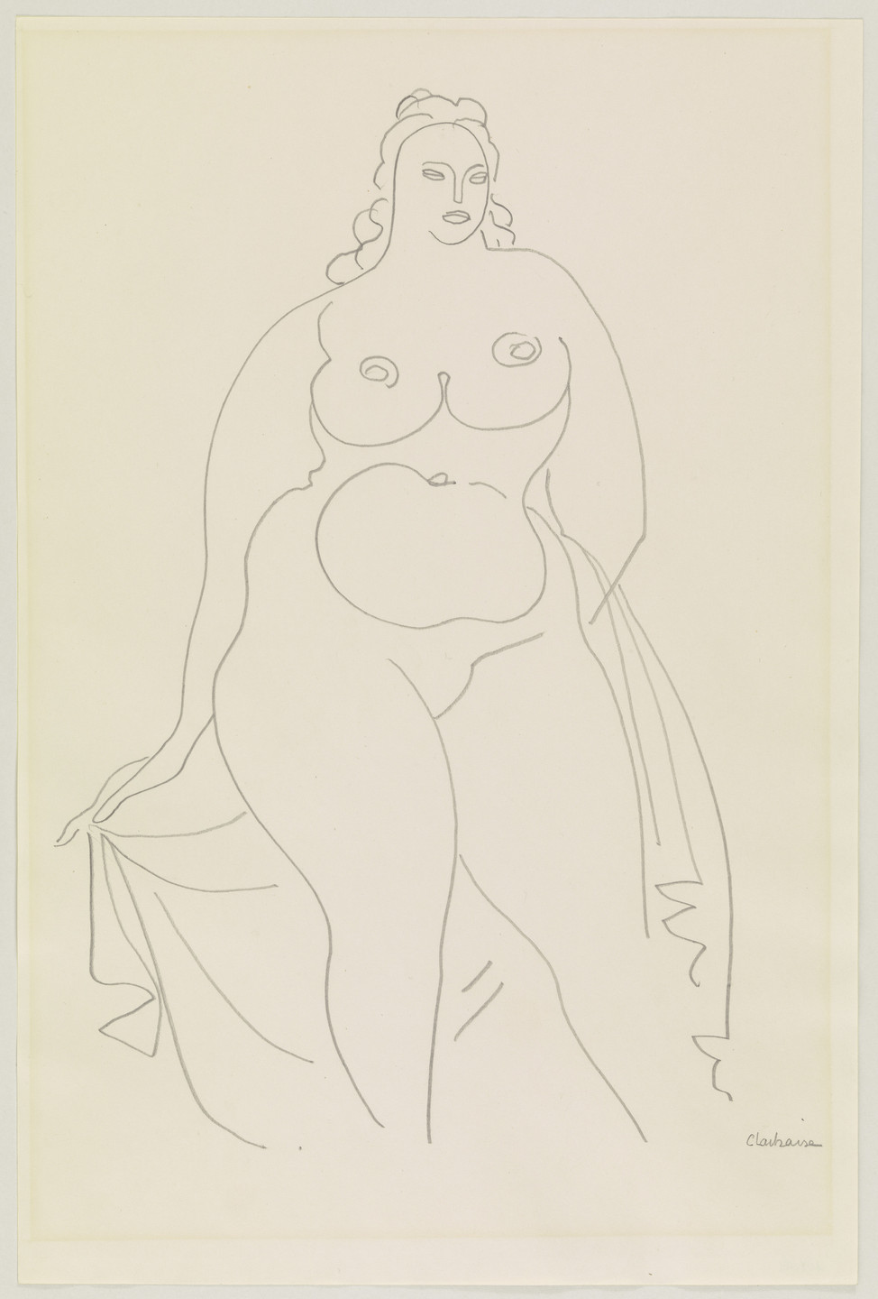 Gaston Lachaise. Standing Woman with Drapery. c. 1929–31