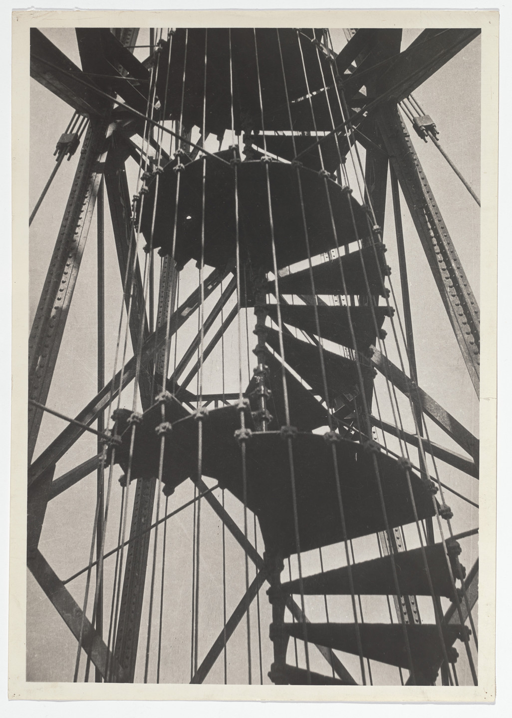 Herbert Bayer. Iron Winding Stair. 1928