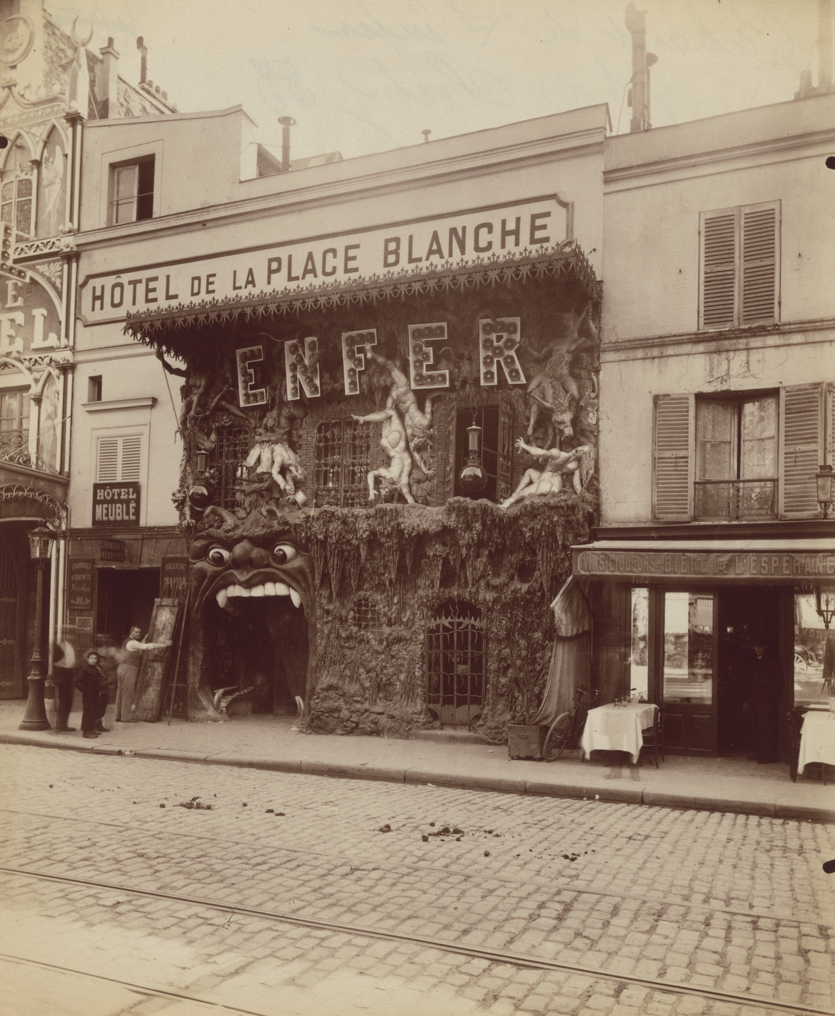 Eugene Atget Cabaret De L Enfer Boulevard De Clichy 53 18e Arr 1900 Moma