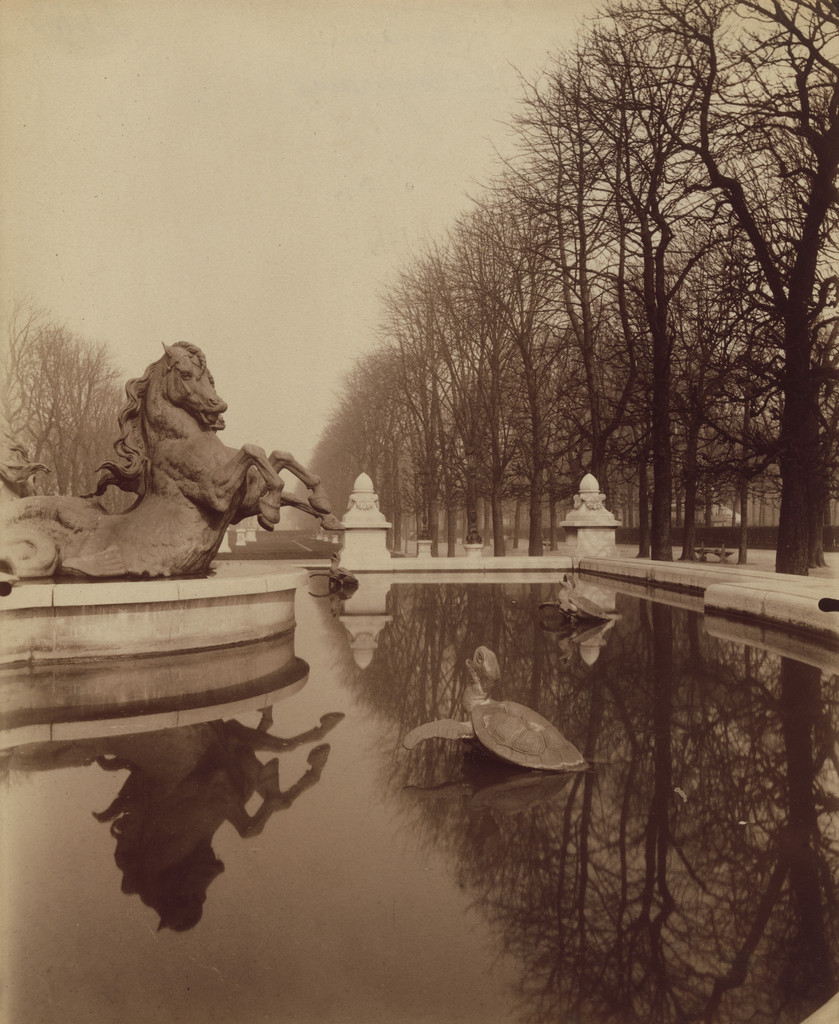 Luxembourg, fontaine Carpeaux, Eugène Atget, 1901–02, Albumen silver print