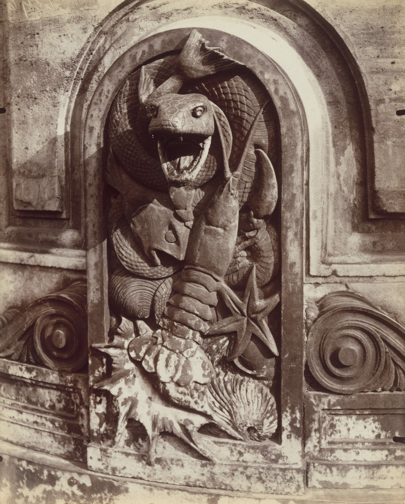 Fontaine de Cuvier, Eugène Atget, Juillet 1921, Albumen silver print