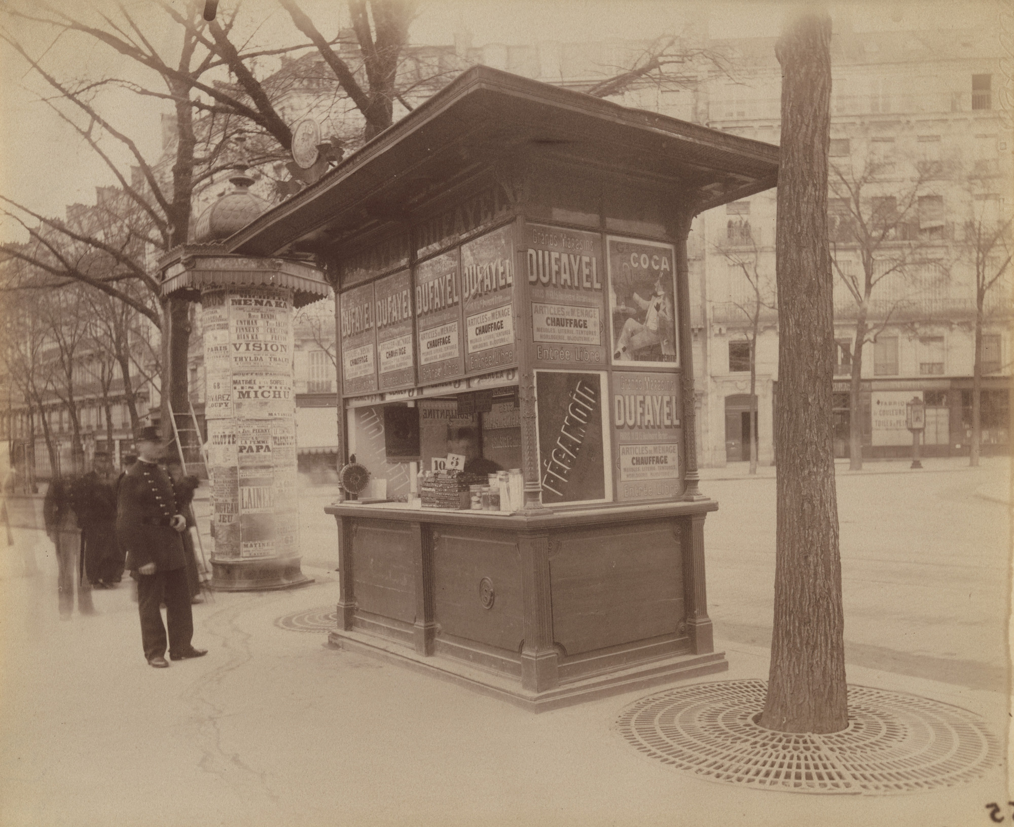 Eugène Atget. Boulevard Saint-Michel