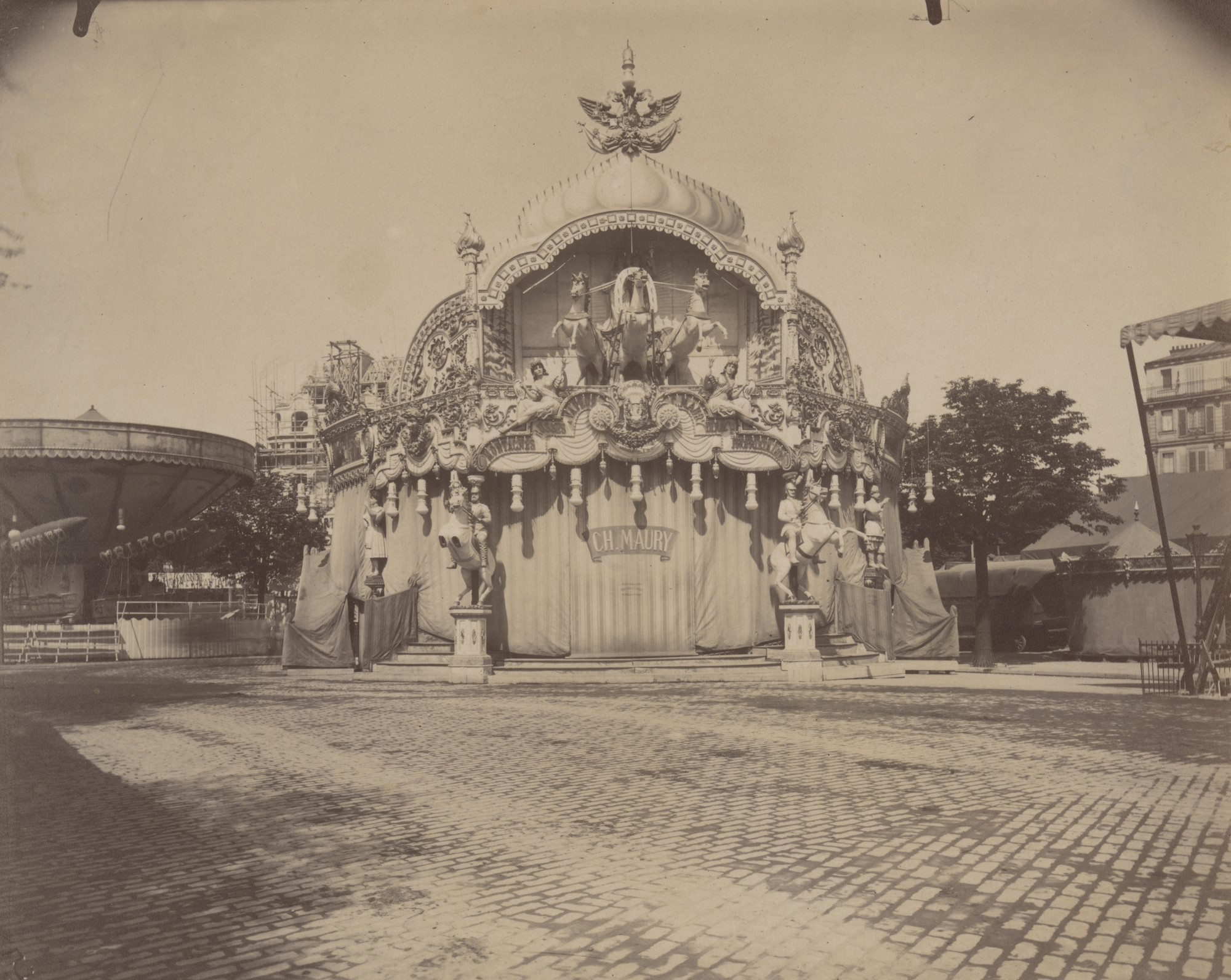 Eugène Atget. Fête de la Place du Trône