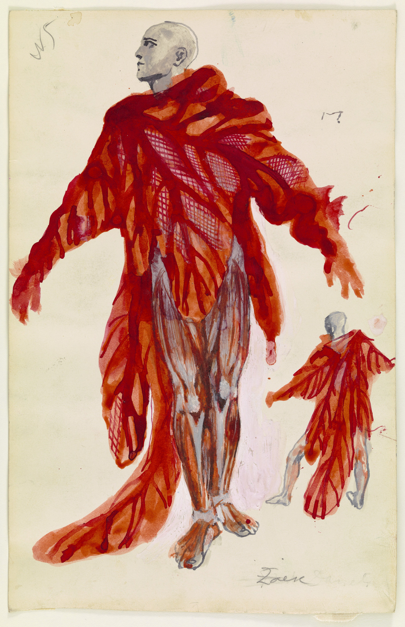 Pavel Tchelitchew. Costume design for the ballet The Cave of Sleep