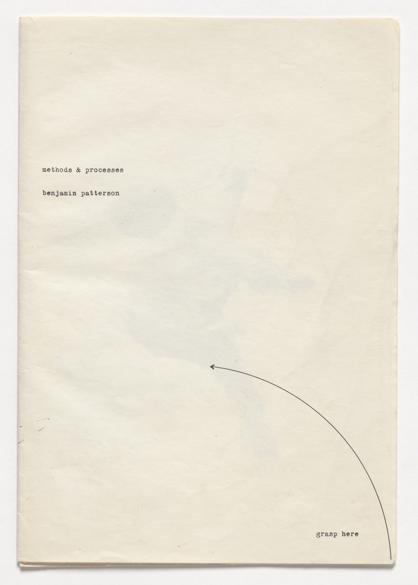Benjamin Patterson. Methods & Processes