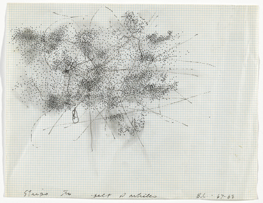 Barry Le Va. Strips to Felt Particles. 1967-68