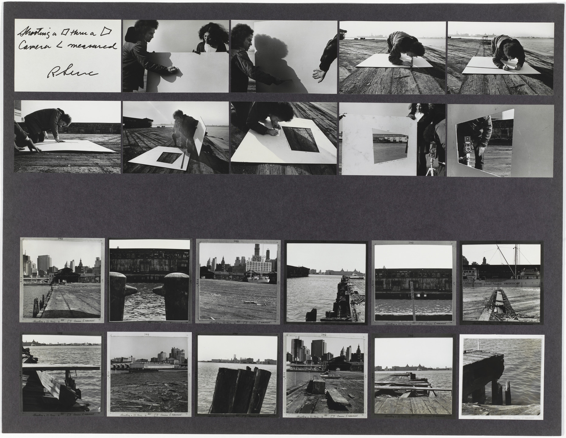 Richard Serra, Harry Shunk, János Kender. Untitled. 1971