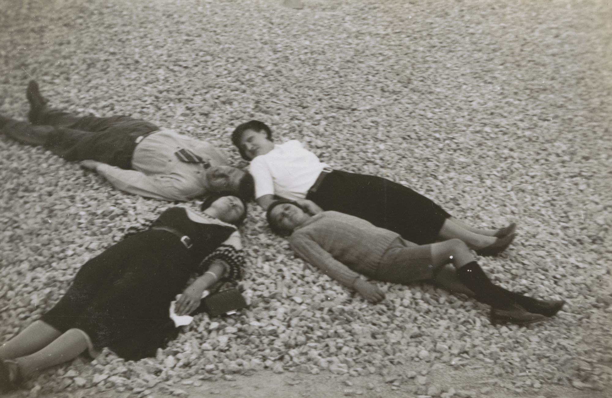 Unidentified photographer, René Magritte. Star of Stones. 1935