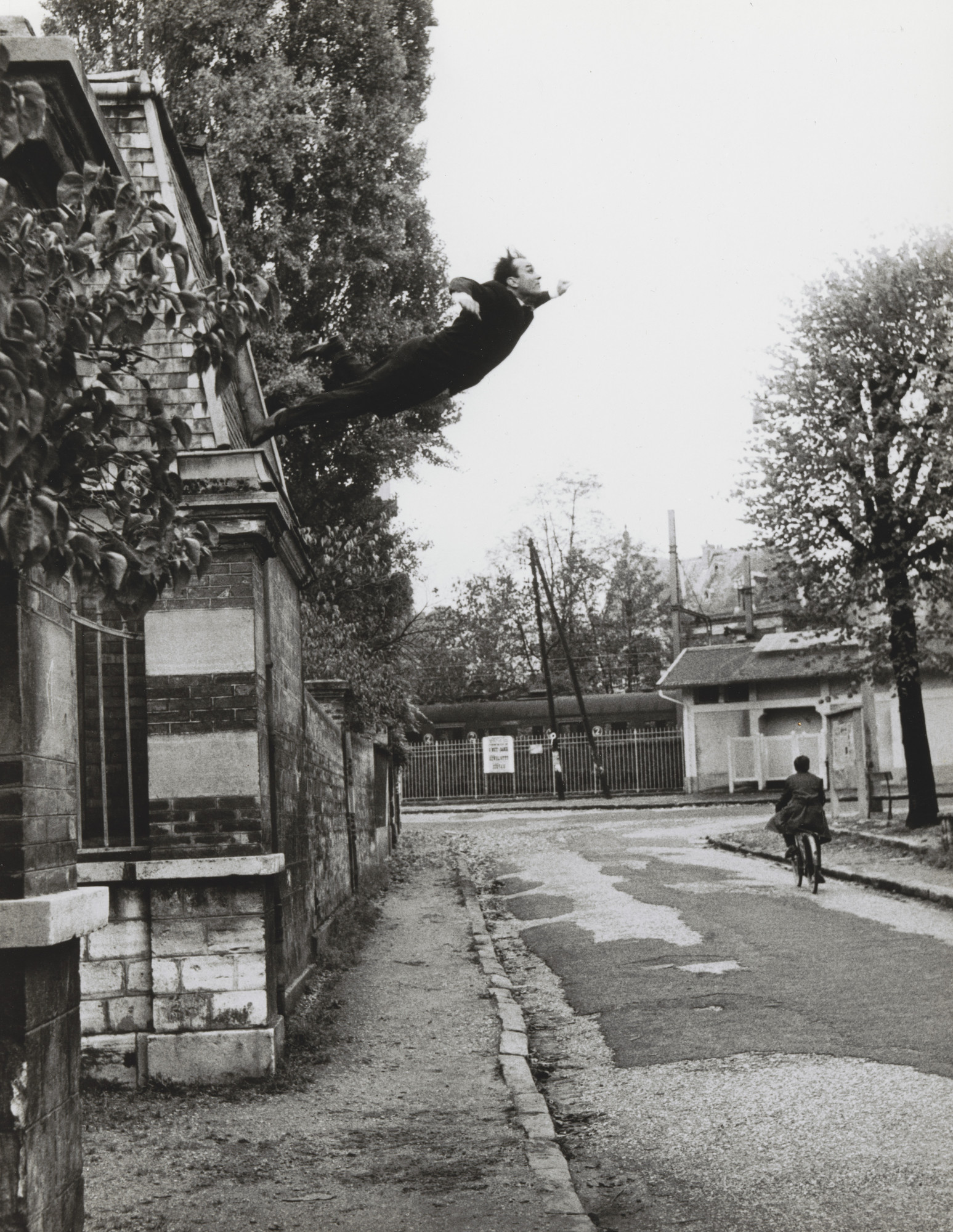 Yves Klein, Harry Shunk, János Kender. Leap into the Void. 1960 | MoMA