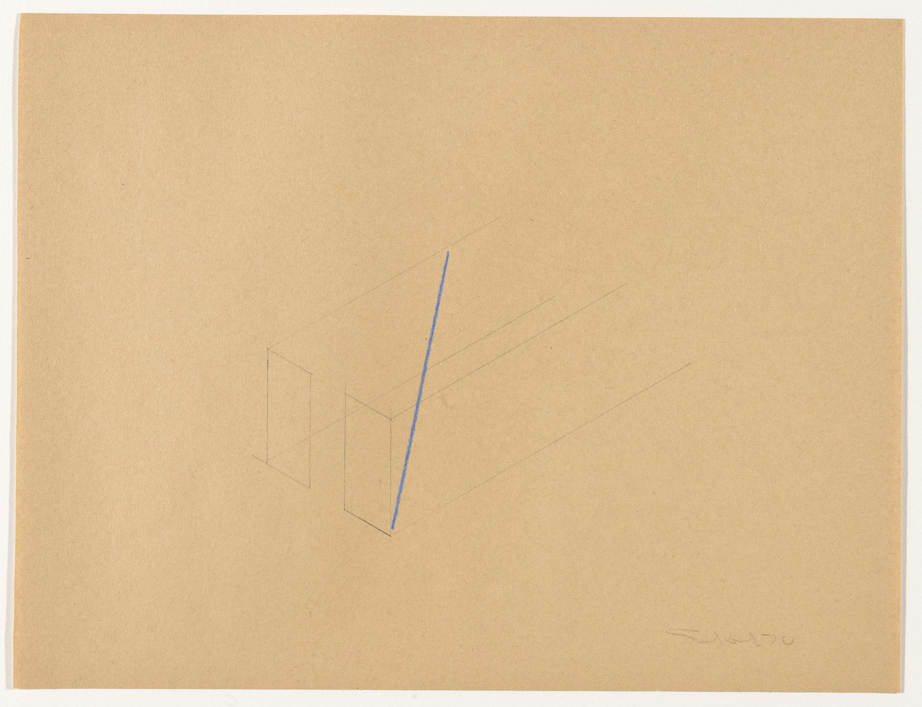 Fred Sandback. Situations, 1970. 1970