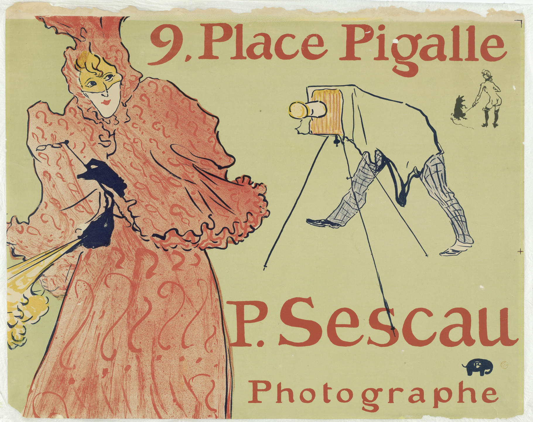 Henri de Toulouse-Lautrec. The Photographer Sescau (Le Photographe Sescau). 1894
