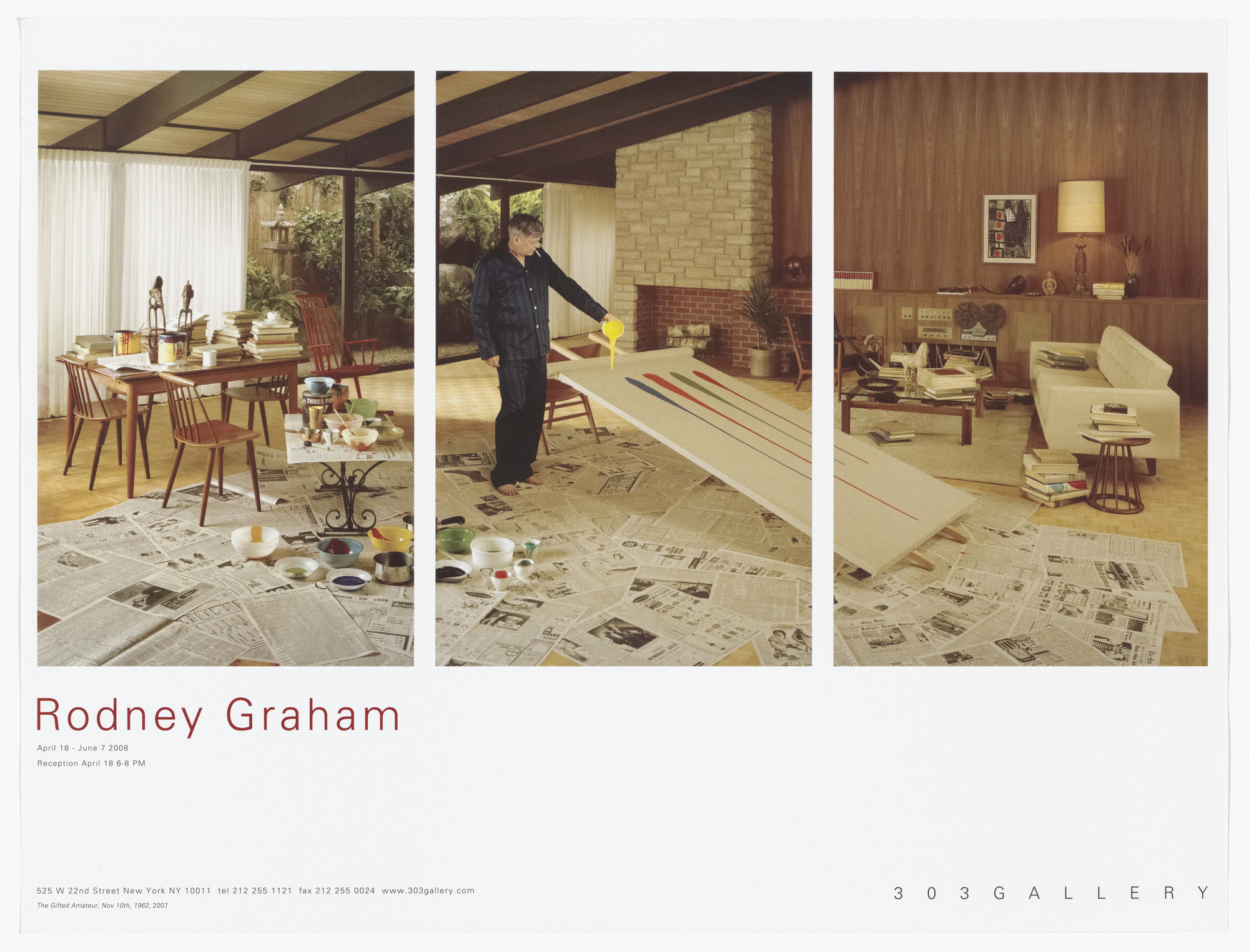 Rodney Graham. Poster for The Gifted Amateur