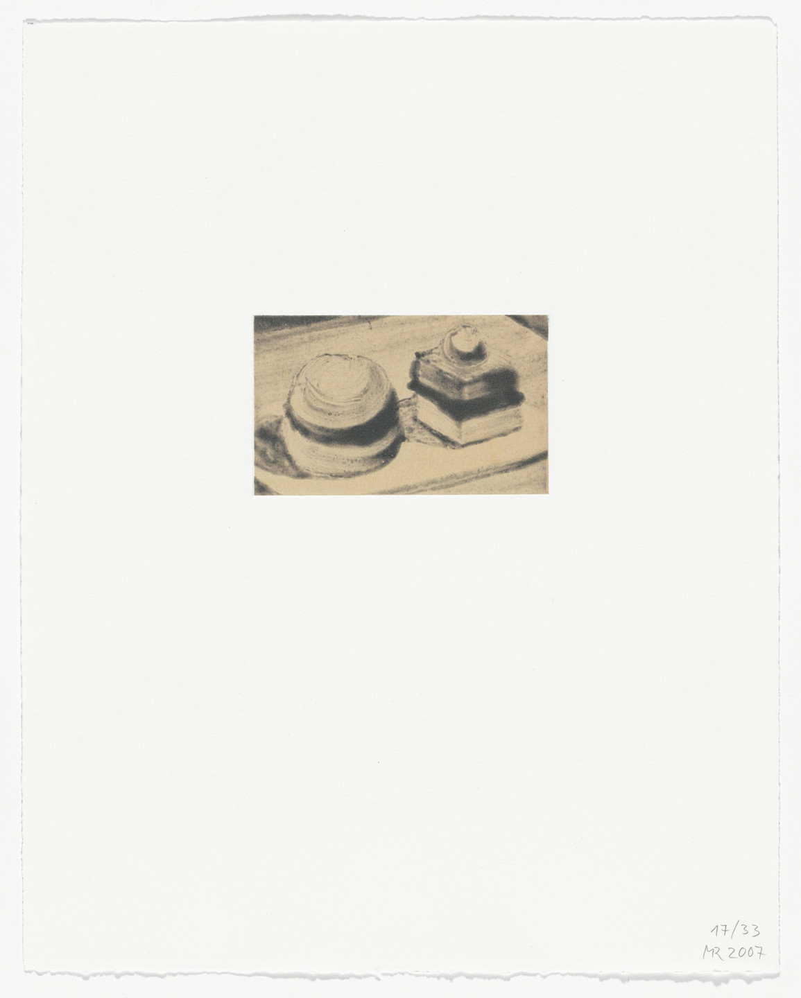 Markus Raetz. Untitled from Ombre. 2007