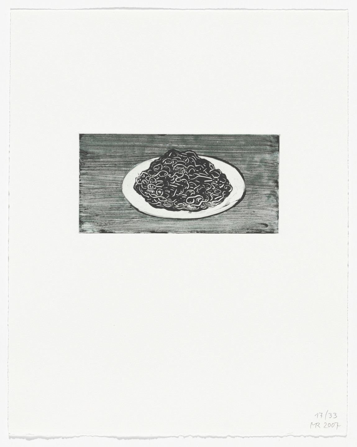 Markus Raetz. Untitled from Ombre. 2007