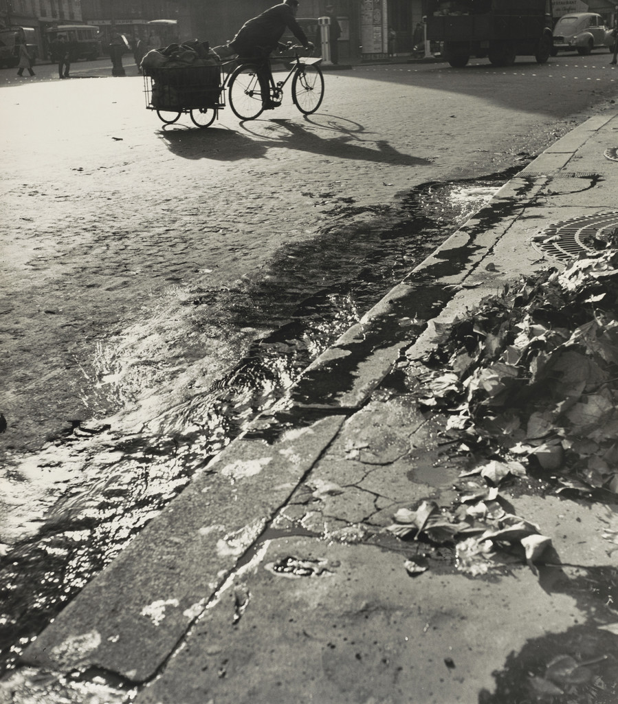 Bicyclist at Luxembourg Park