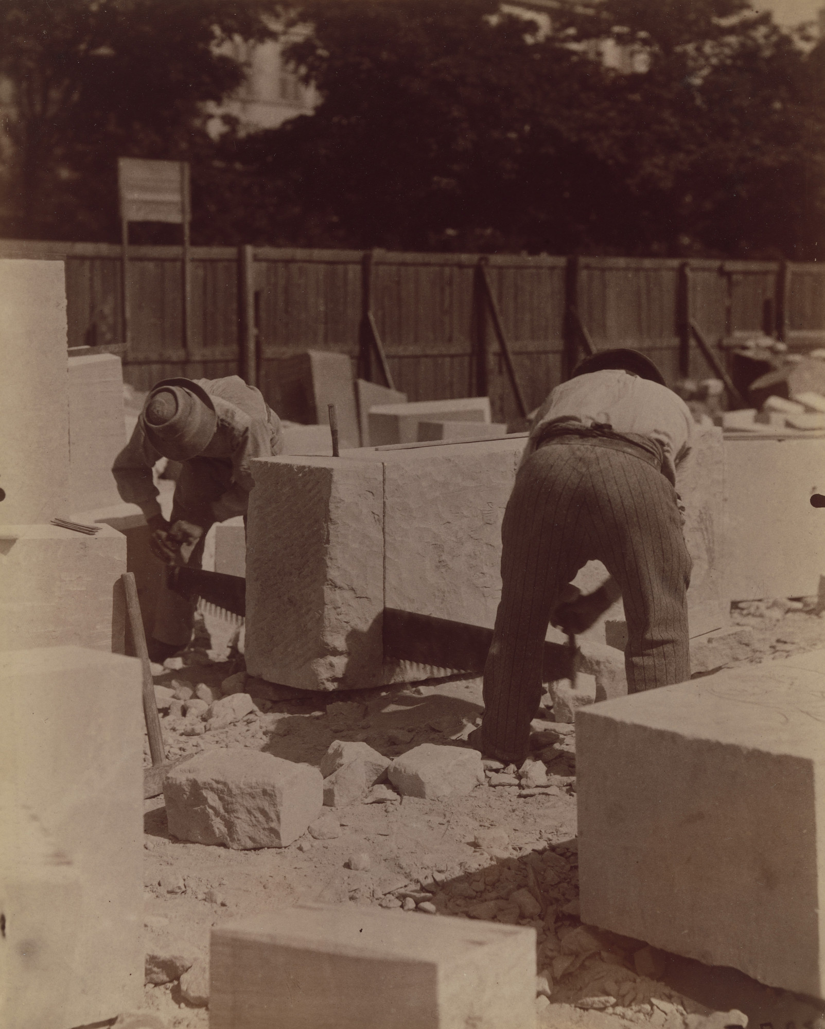 Eugène Atget. Stonecutters