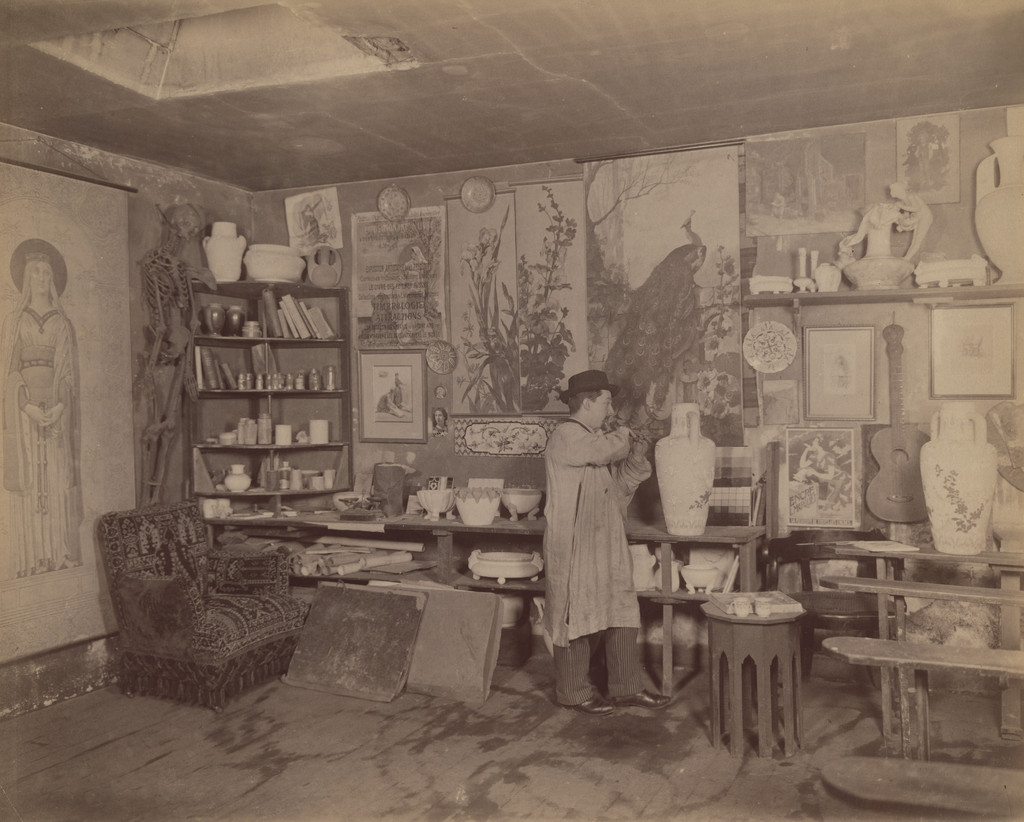 Intérieur d'un céramiste. Rue St. Jacques